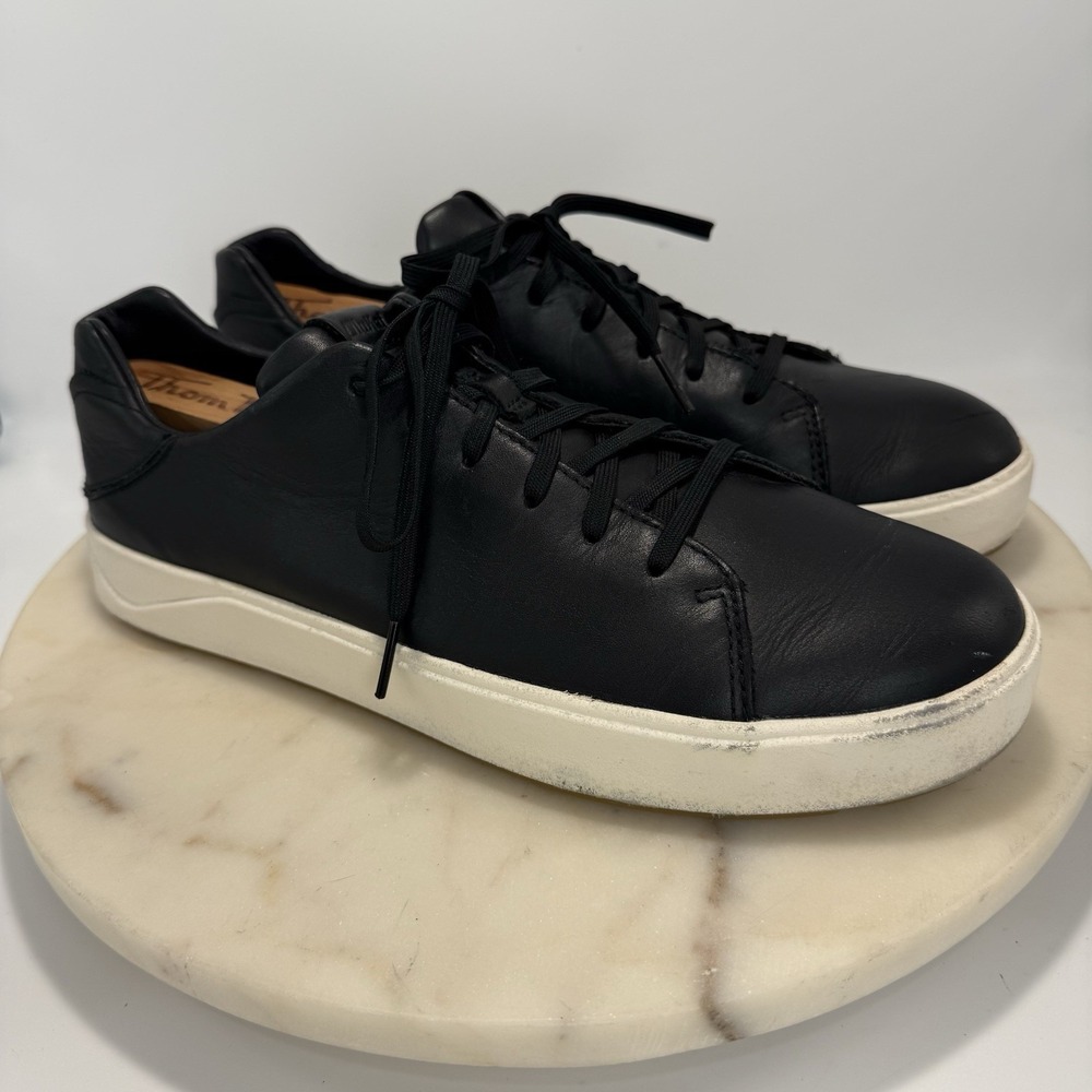 Olukai Lae' Ahi Li 'Ili Shoes Black - Mens Size 10 (Style 10455-OXOX)